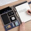University A4 Leather Padfolio Portfolio Folder Magnetic Clipboard Business Executive Folders Documents Holder Organizer Office