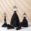 Модель принцессы, платье, держатель для ювелирных изделий, готический стиль, манекен, ожерелье, подставка для сережек, браслет на высоком каблуке, витрина, подвесной декор