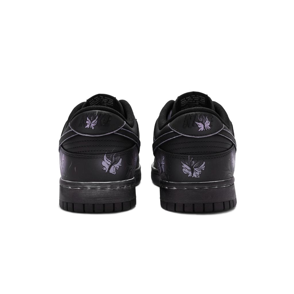 Nike Dunk 811 Manufacturing, Night Butterfly Slip Resistant Low top Skateboard Shoes Men's Black Pink DD1391-100(Team80-)
