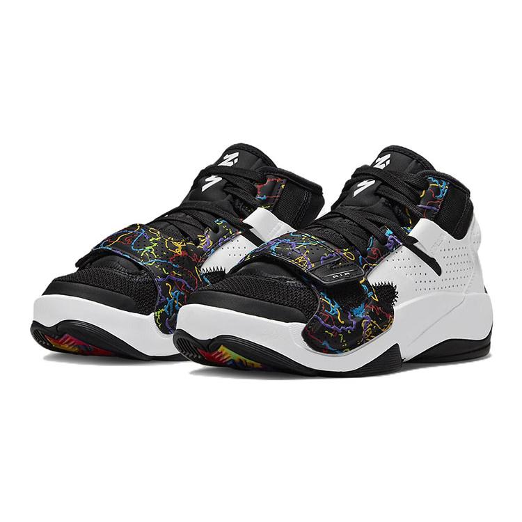 Jordan Zion 2 Noah Белый Черный Мультиколор GS DV1003-003