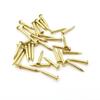 100 pcs Round Head Brass Nails Pure Brass Decorative Pins Small Brass Nails  Models Crafts