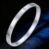 Flower Temperament Stainless Steel Bracelet Four-leaf Clover Titanium Steel Bracelet Light Luxury