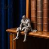 Детальная модель средневекового солдата 3D-печать Фигурка рыцаря в покое Сидящий на краю Темное фэнтези Персонализированный подарок для него Статуэтка Бронированный воин Полка