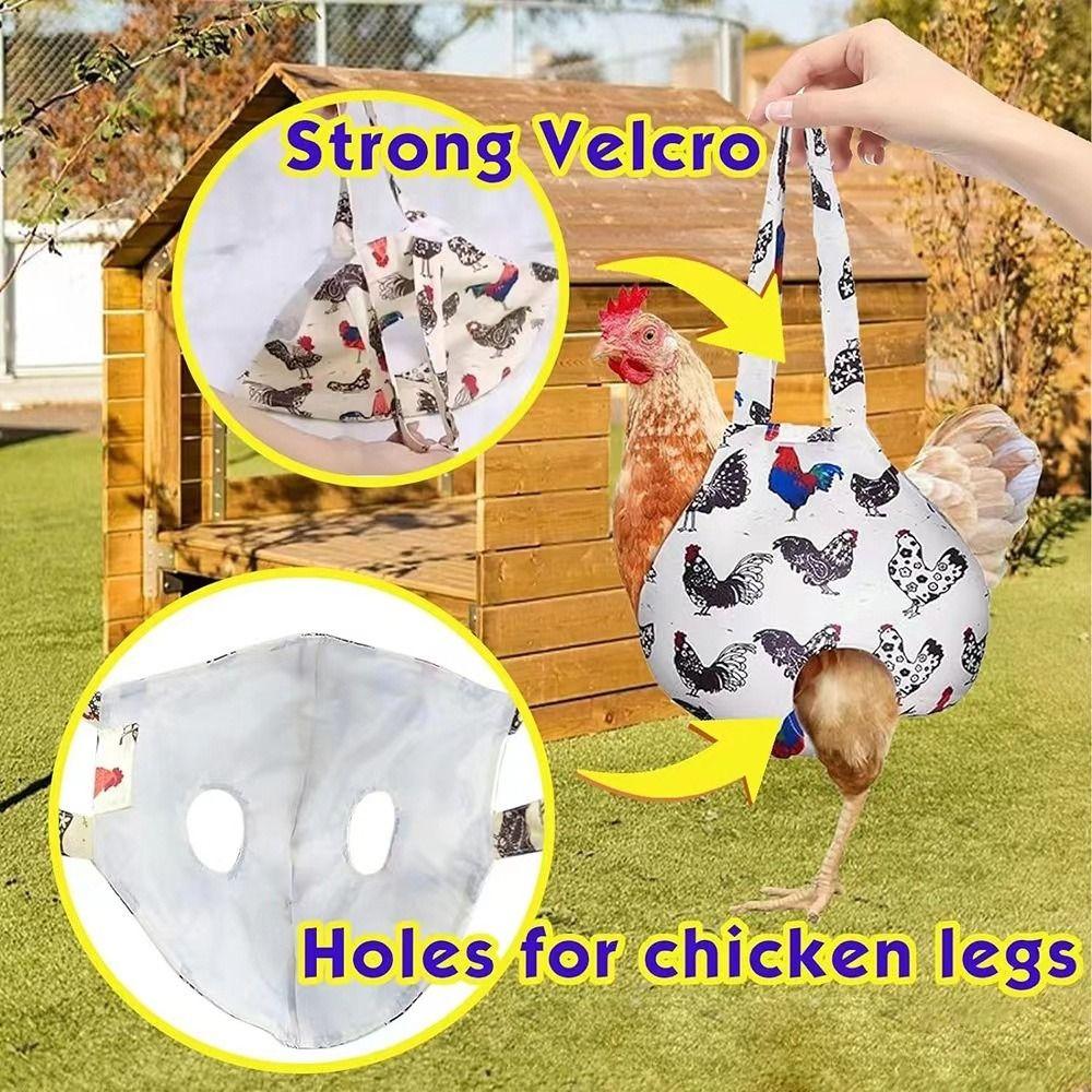 Adjustable Strap Hen Holder Bag Breathable Poultry Transport Handbag Pet Accessories