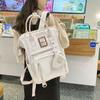 School Bag Female College Student Simple Backpack Campus Junior High School Small Fresh Backpack Large Capacity School Bag New