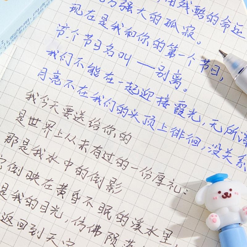 4Pcs Erasable Gel Pen Twist Action Gel Inks Pen 0.5mm Quick Dry Rotatable Gel Inks Pen for Writing Journaling Blue Inks