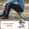 Mini Folding Stool with Carry Bag Portable Lightweight Heavy Duty Waterproof Outdoor Camping Backpacking Beach Picnic Fishing Collapsible Chair Seat