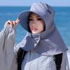Защитная от УФ-излучения Шляпа от солнца Двусторонняя Носимая Панамы Для активного отдыха Велосипеда Спорта
