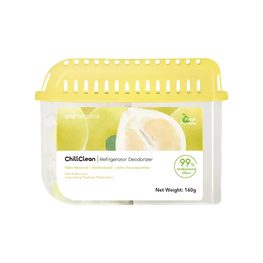 Oraimo ChillClean Дезодоратор для холодильника с натуральным ароматом, Антибактериальный, Двухкамерная конструкция, Эффективное устранение запахов,