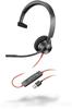 Гарнитура Poly Blackwire 3310 Mono USB-C + CA MS 8X216AA