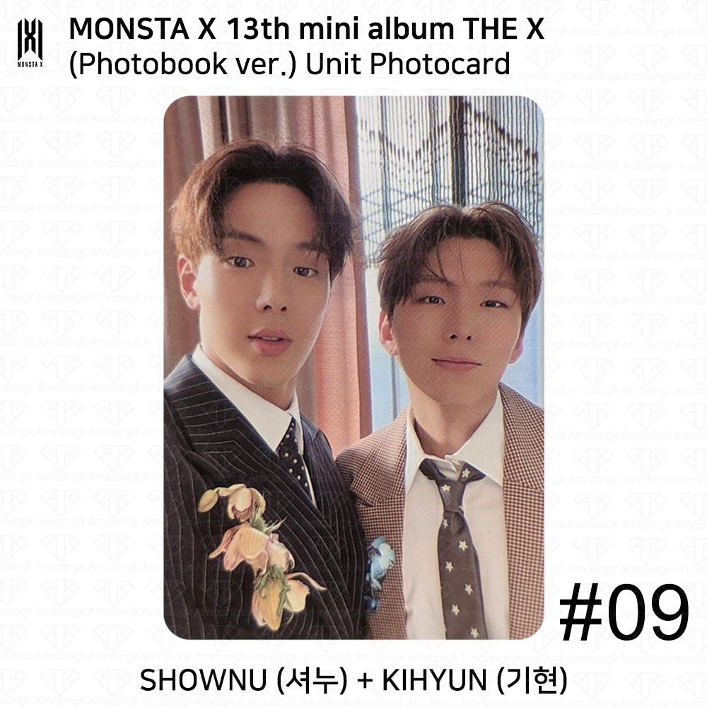 Monsta X 13-й мини-альбом THE X версия фотобука ЮНИТ Закладка Официальная фотокарточка