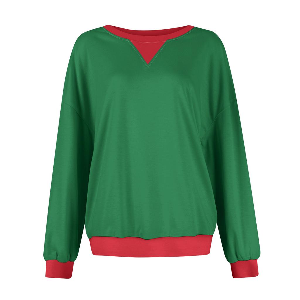 Женский повседневный пуловер с принтом, рубашка с длинным рукавом, толстовка большого размера