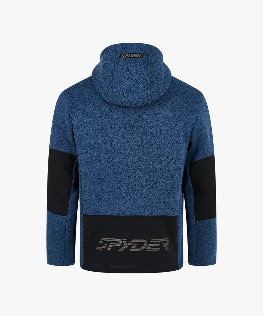Spyder Men'S Bonded Fleece Zip-Up Hoodie Spkwcnft307Mblu