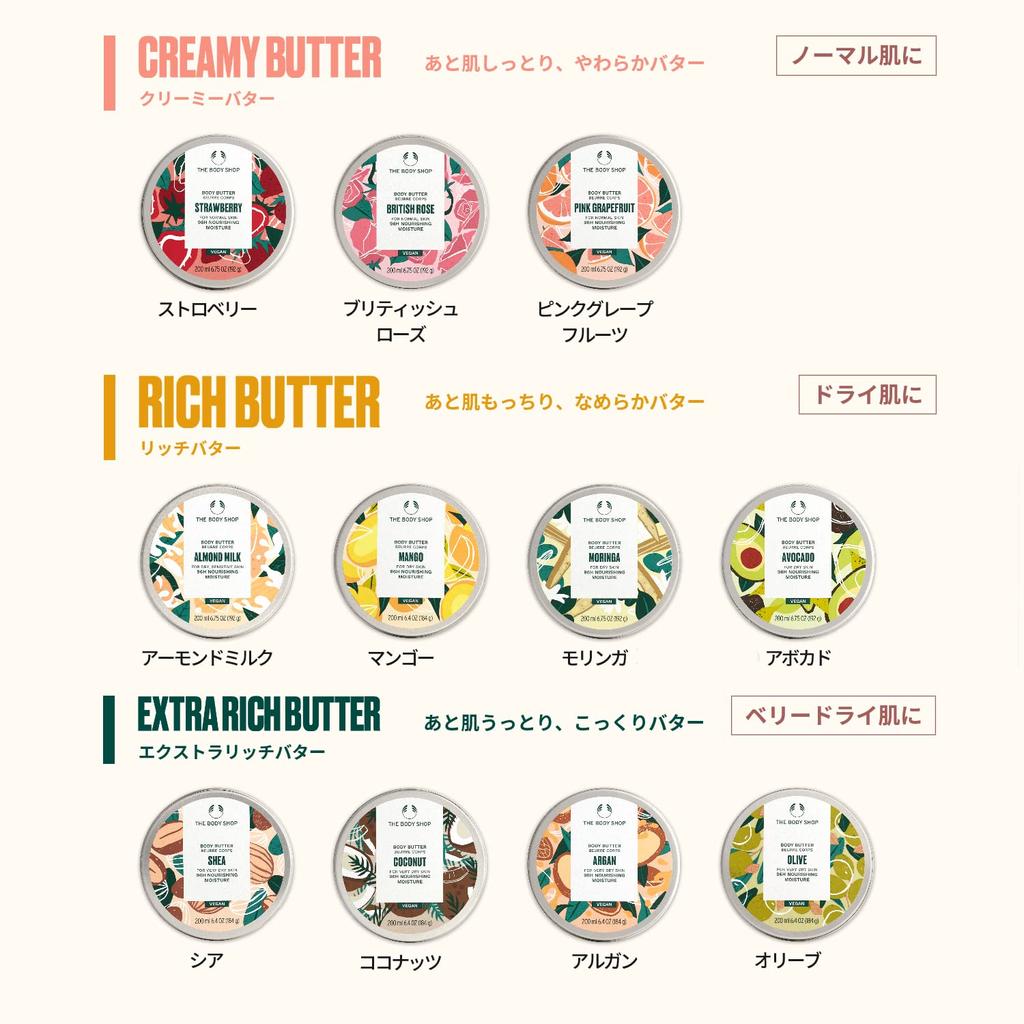 The Body Shop Body Butter Coconut 200ml Renewal Product [Genuine Product]