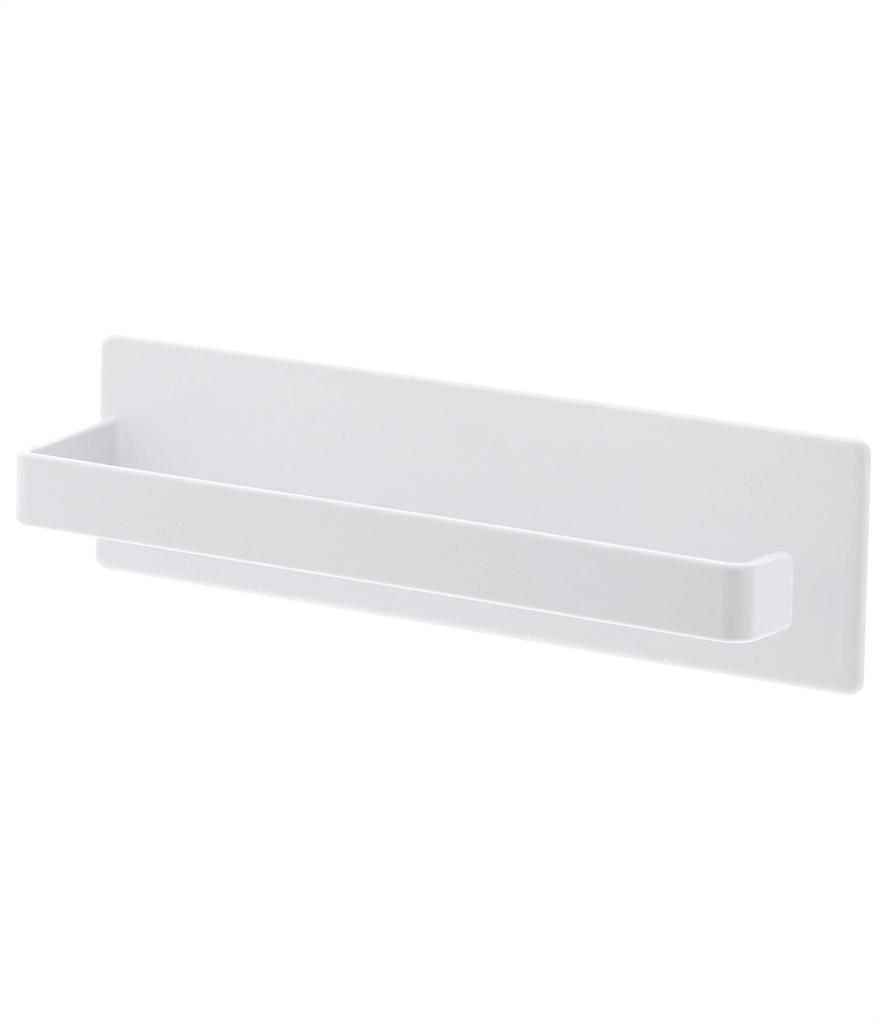 Yamazaki Tower Magnetic Bathroom Towel Rack, White, Approx. W18 X D4.5 X H5cm, Model 3267