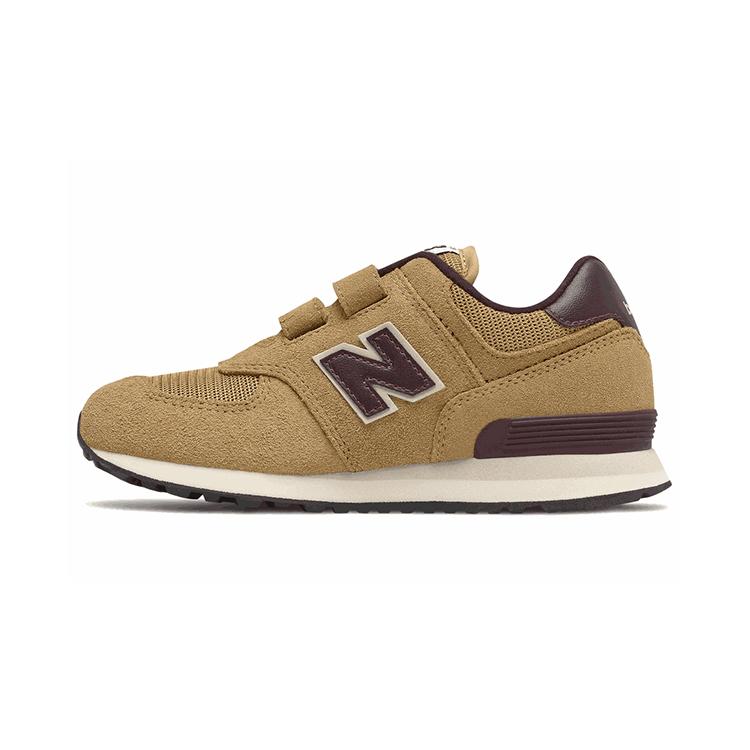 New Balance Cushioning, Wear Resistant Low top Kids' Running Shoes Brown Yellow Children Aged 3 7 Years Old PV574BF1