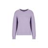 FW22 Однотонная толстовка с длинным рукавом и круглым вырезом, вышитая логотипом-буквой, женская толстовка, фиолетовая, 6L2M7D-2J49Z-0831