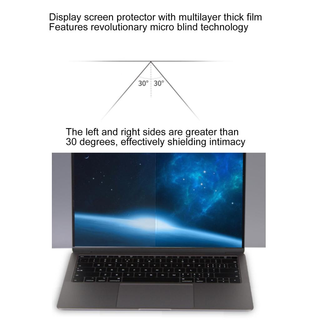 Blue Light Screen Protector Aspect Ratio 16:9 High Hardness 24 Inch Computer Privacy Screen Filter Eye Caring for Computers