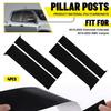 4x Черные накладки на стойки дверей, оконные для Chevy Colorado GMC Canyon 2015-