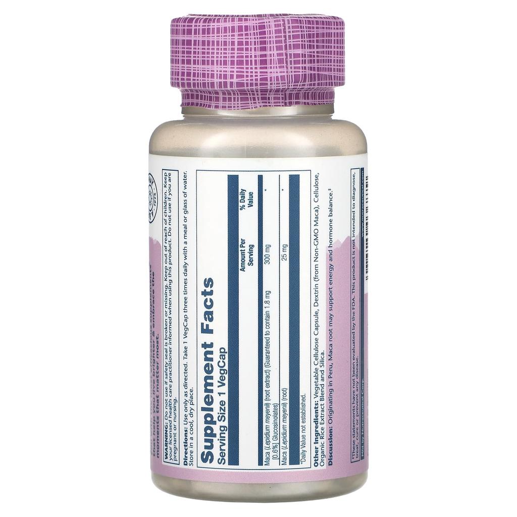 Жизненно важный экстракт, Мака, Растительные капсулы 60