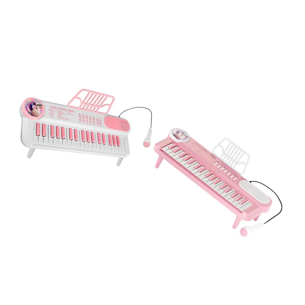 Multifunctional 37 Keys Electronic Keyboard Instrument with Microphone Birthday Gift for Kids Ages