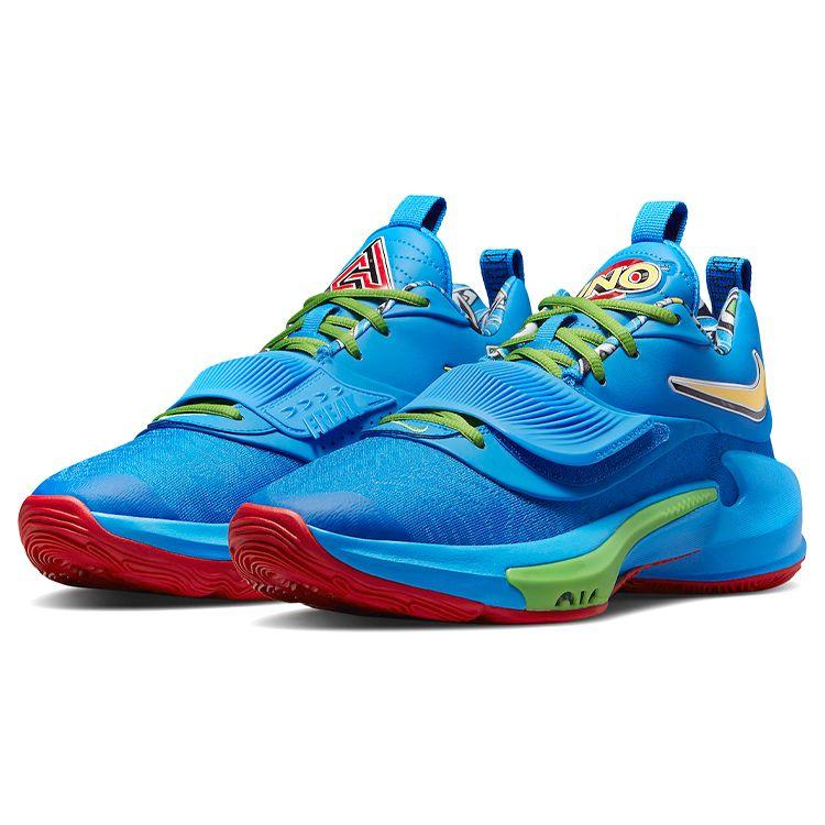 UNO x Nike Zoom Freak 3 NRG 50-летие - Синие мужские кроссовки Фото-синий Черный Белый DC9364-400