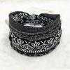 Bohemia Style Yoga Headband Floral Pattern Knot Design Wide Hairband Sweat Absorbing Fitness Sport Headband Head Wrap