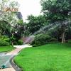 Automatic Lawn Sprinkler 15 Holes Design 4 Modes Adjustable Leak Resistant Simple Installation Garden Yard Water Sprinkler