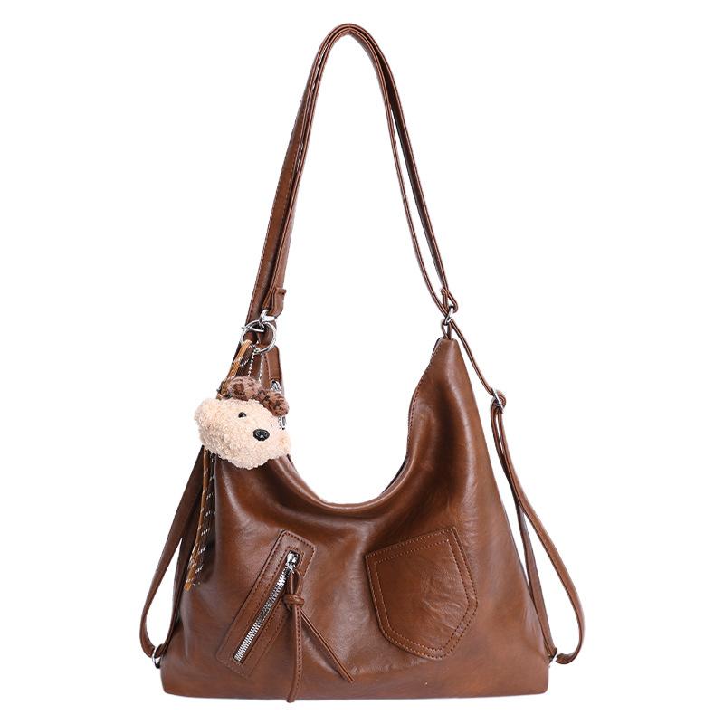 Сумка-тоут большой вместимости, нишевая повседневная сумка подмышку, сумка для поездок на работу через плечо или с двумя лямками