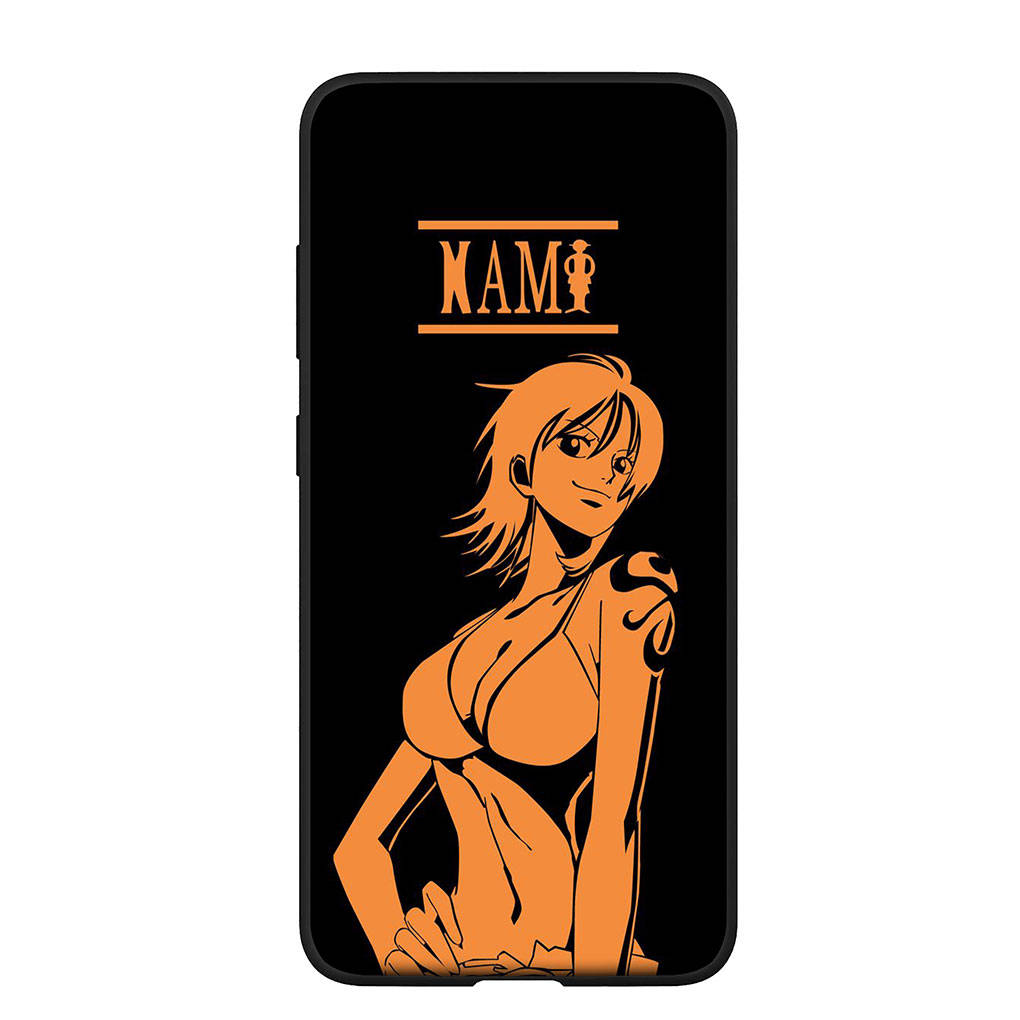 Чехол для телефона Samsung Galaxy S25 S24 S23 iPhone 16 15 Xiaomi Redmi Note 14 13 12 16E 11 Pro Max XR OPPO Moto Huawei Nami Poster Luffy One Piece Cover