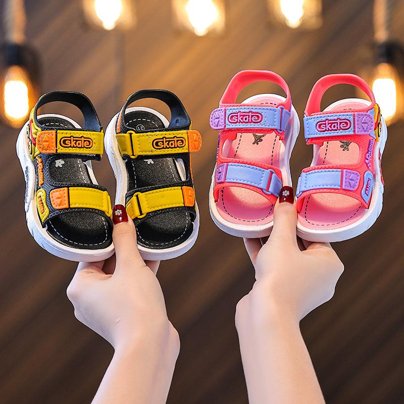 Сандалии для мальчиков Летняя детская нескользящая мягкая подошва Повседневная пляжная обувь Обувь для девочек