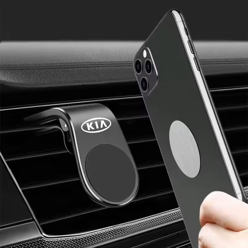 Magnetic Car Phone Holder Phone Stand Clip Mount Car Accessories For Kia K7 K5 K8 K3 Ray Sorento XCeed Soul Cerato Venga Cadenza