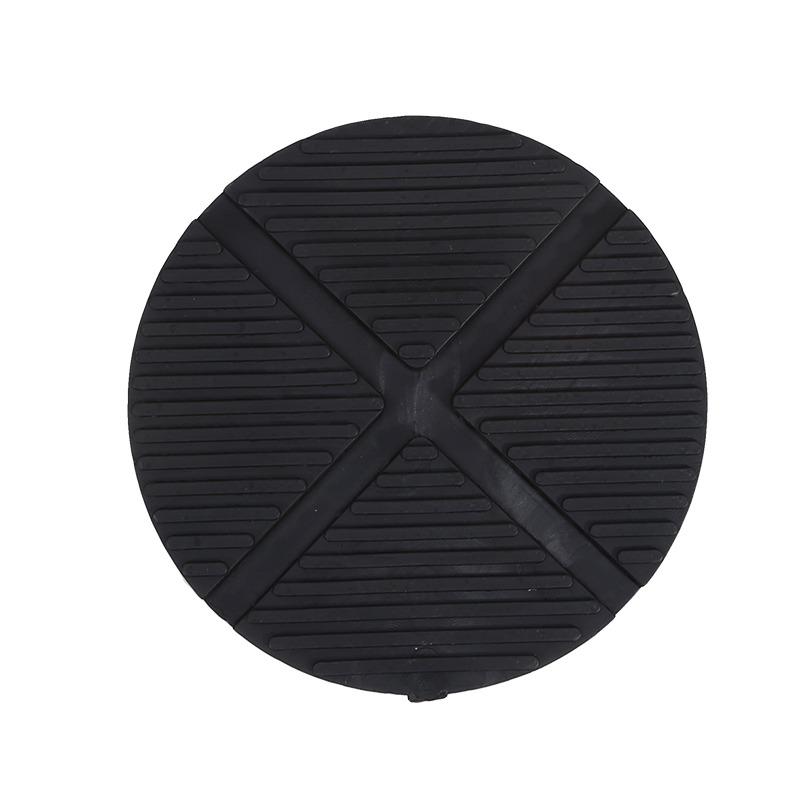 Floor Slotted Car Rubber Jack Pad Frame Protector Guard Adapter Jack Disk Pad Tool for Pinch Weld Side Lifting Disk Auto Repair Maintenance Accessory