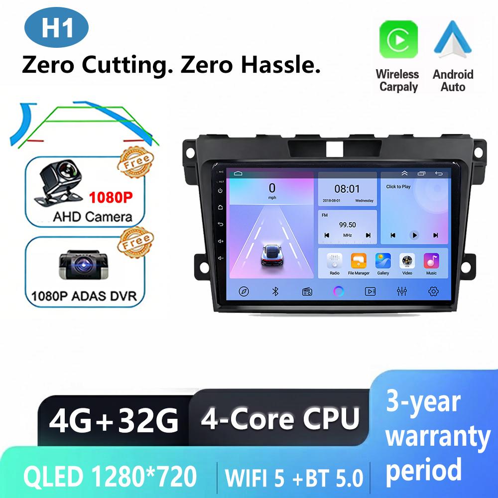 Android 16 Carplay For MAZDA CX-7 CX7 CX 7 2007 2008 2009 2010 2011 - 2014 Multimedia Player Auto Radio Touch Screen 8 Core DVD