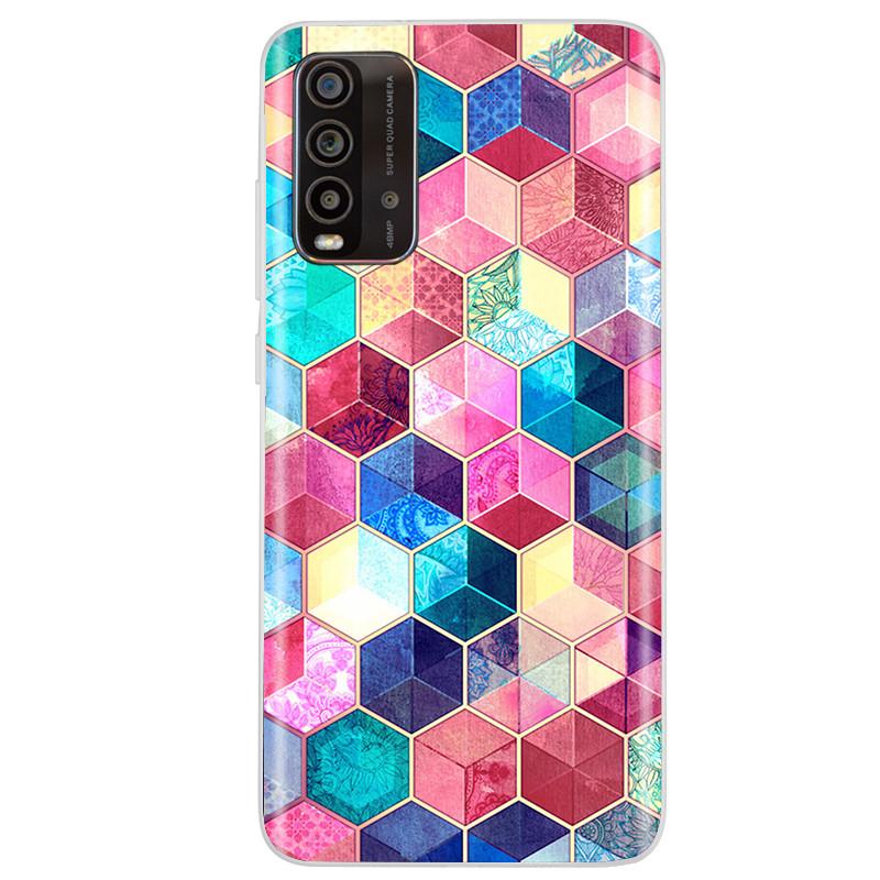 Для Xiaomi Redmi 9T Чехол на Redmi 9T Мягкий Силикон ТПУ Задняя Крышка Чехол для Телефона Для Xiaomi Redmi 9T 9 t Чехол Бампер Coque Fundas