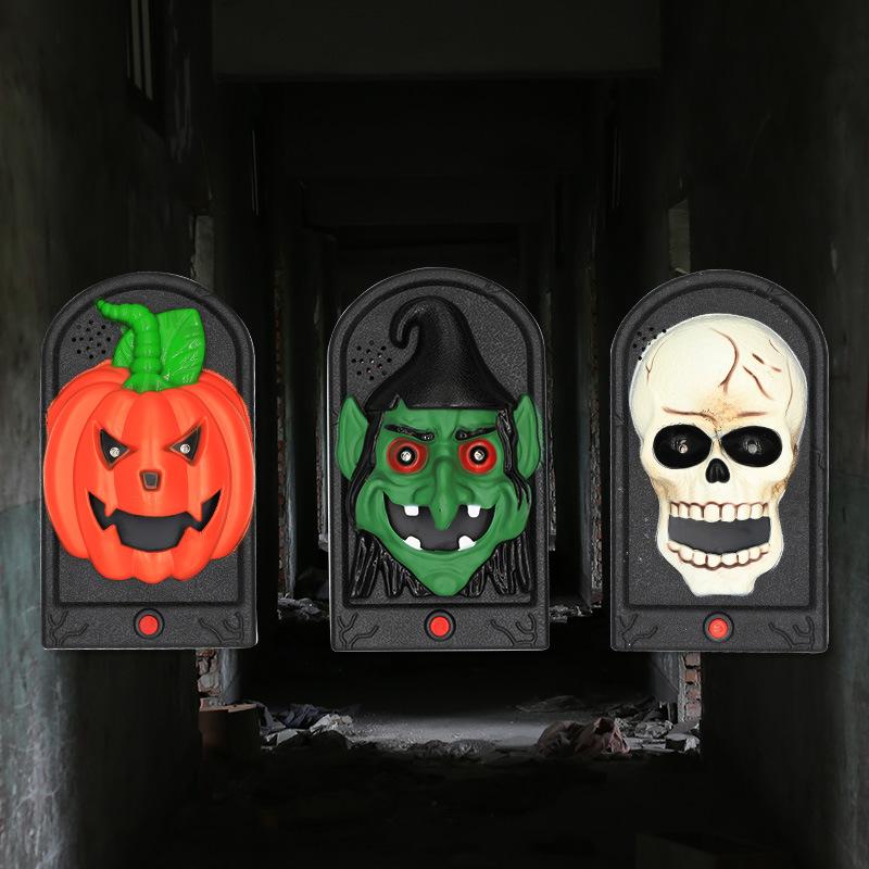Halloween Doorbell Trick or Treat Decoration Door Party Party Decorations Haunted House Scary Arrangement Electric Doorbells