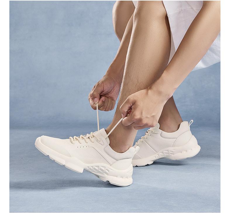 Aokang men's summer new sports shoes, casual outdoor hiking shoes, wear-resistant and non slip leather casual shoes