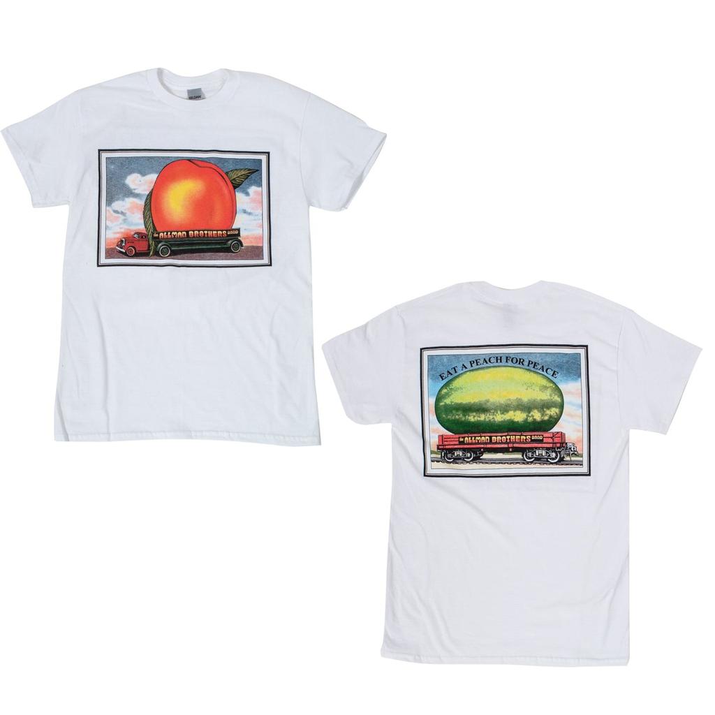 1992 The Allman Brothers - EAT A PEACH FOR PEACE White Reprint Shirt
