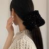 Korea Velvet Scrunchie Oversize for Women Red Hair Rubber Bands Girls Elastic Big Hair Tie Adult Maxi Scrunchies Hair Accessorie