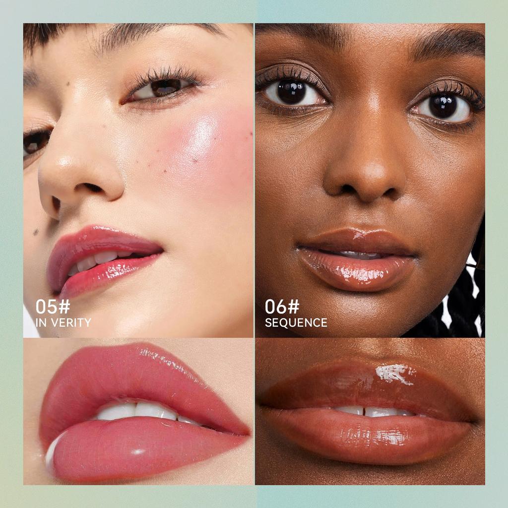 Помада, 10 цветов, Увлажняющая и легкая, Нежирный блеск для губ, Увлажняющая зеркальная помада 15 г