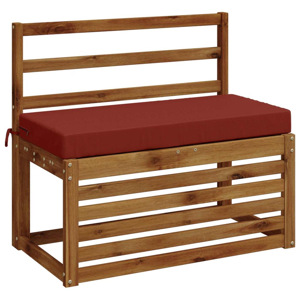 2 piece bench cushion set SOEST 2 pcs 100percent polyester red