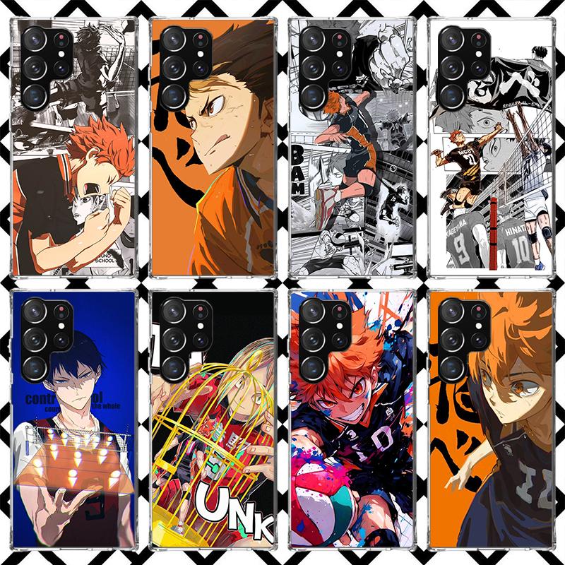 Чехол для телефона Haikyuu Oya Volleyball Anime для Samsung Galaxy S25 S24 S23 Plus S22 Ultra S21 S20 FE S25 Edge S10 S25U Мягкий чехол Fu
