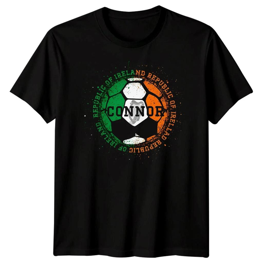 Personalised Republic Of Ireland Football Sports T-Shirt Soccer Men Women Gift
