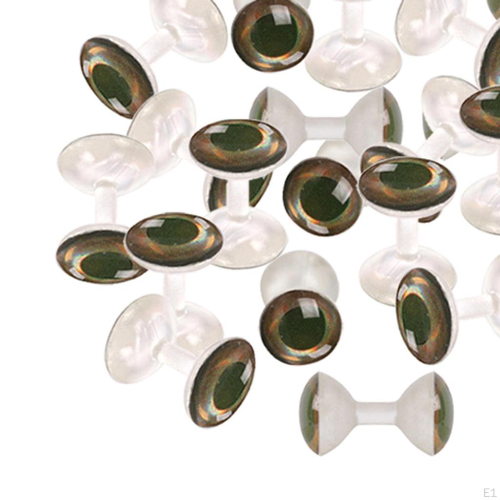 Связывание 5 шт. Окрашенные Глаза Гантель Круглые Бусины Материал Прозрачный D ( Цвет Есть )