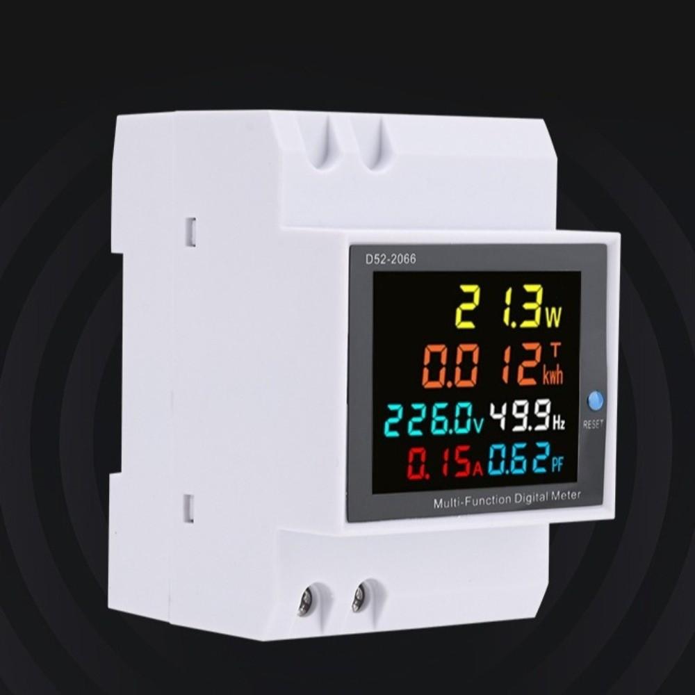 6IN1 Function Digital Multi-function Meter 110V 220V 380V 100A Voltage Current Electric Energy Meter LED Display