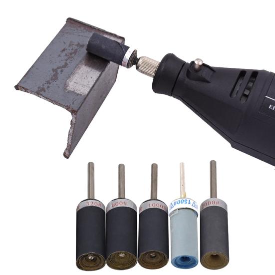 Jade Porcelain Polishing Stick Roll Sandpaper Deburring Flap Wheel Grinding Head