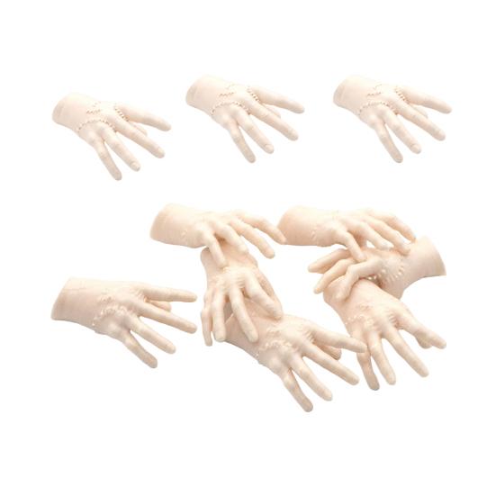 Broken Hand Halloween Prop Realistic Fake Human Hand Prank Toy for Stage Haunted House Halloween Party Accessory
