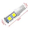 T10 W5W 5050 5SMD Белые внутренние фонари Светодиодные автомобильные фонари Клиновые лампы для чтения Супер яркие DC 12 В