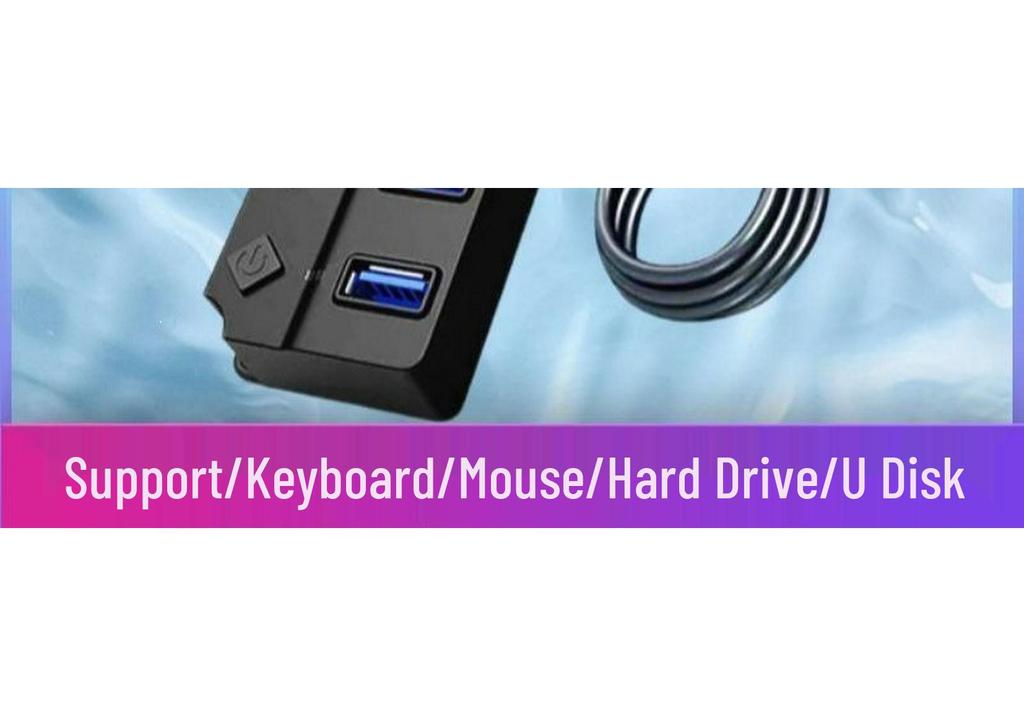 Семипортовая USB 3.0 док-станция с независимыми переключателями
