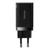 Baseus Super Si Pro Fast Usb / Usb Type C Charger 30W Power Delivery Quick Charge Black (Ccsupp-E01)